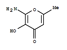 (8ci,9ci)-2-氨基-3-羥基-6-甲基-4H-吡喃-4-酮結構式_25991-82-6結構式
