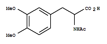 (R,s)-n-乙酰基-3,4-二甲氧基苯丙氨酸結(jié)構(gòu)式_27313-65-1結(jié)構(gòu)式