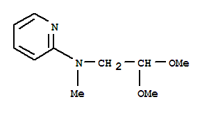 (9ci)-n-(2,2-二甲氧基乙基)-n-甲基-2-吡啶胺結構式_277299-80-6結構式