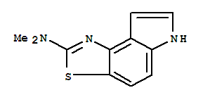 (8ci)-2-(二甲基氨基)-6H-吡咯并[3,2-e]苯并噻唑結構式_27866-56-4結構式