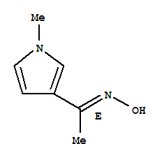 (1e)-(9ci)-1-(1-甲基-1H-吡咯-3-基)-乙酮肟結(jié)構(gòu)式_279226-14-1結(jié)構(gòu)式