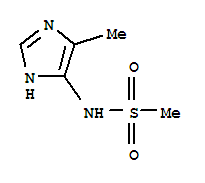 (9ci)-n-(5-甲基-1H-咪唑-4-基)-甲烷磺酰胺結(jié)構(gòu)式_279679-99-1結(jié)構(gòu)式