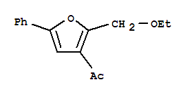 1-(2-(乙氧基甲基)-5-苯基呋喃-3-基)乙酮結(jié)構(gòu)式_281198-94-5結(jié)構(gòu)式