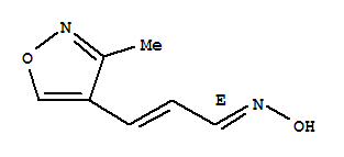 (1e)-(9ci)-3-(3-甲基-4-異噁唑基)-2-丙烯醛肟結(jié)構(gòu)式_286473-04-9結(jié)構(gòu)式