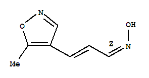 (1z)-(9ci)-3-(5-甲基-4-異噁唑基)-2-丙烯醛肟結(jié)構(gòu)式_286473-08-3結(jié)構(gòu)式