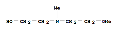 2-[(2-甲氧基乙基)-N-甲基氨基]乙醇結構式_288383-69-7結構式
