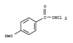 (9ci)-2,2-二氯-1-(4-甲氧基苯基)-乙酮結(jié)構(gòu)式_29003-60-9結(jié)構(gòu)式