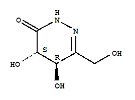 (4s,5r)-(9ci)-4,5-二氫-4,5-二羥基-6-(羥基甲基)-3(2H)-吡嗪酮結構式_291744-32-6結構式