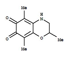 (8ci)-3,4-二氫-2,5,8-三甲基-2H-1,4-苯并噁嗪-6,7-二酮結(jié)構(gòu)式_29441-78-9結(jié)構(gòu)式