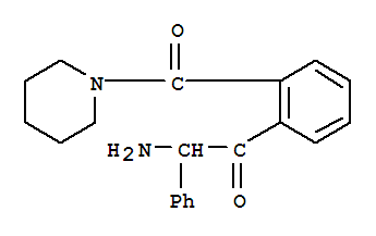 (8CI)-1-[o-(2-苯基甘氨酰基)苯甲?；鵠-哌啶結(jié)構(gòu)式_29746-83-6結(jié)構(gòu)式