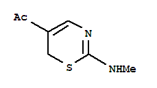 (9ci)-1-[2-(甲基氨基)-6H-1,3-噻嗪-5-基]-乙酮結(jié)構(gòu)式_299175-23-8結(jié)構(gòu)式