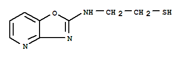(9ci)-2-(噁唑并[4,5-b]吡啶-2-基氨基)-乙烷硫醇結(jié)構(gòu)式_300672-80-4結(jié)構(gòu)式