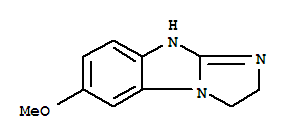 (9ci)-2,3-二氫-6-甲氧基-1H-咪唑并[1,2-a]苯并咪唑結(jié)構(gòu)式_302932-10-1結(jié)構(gòu)式