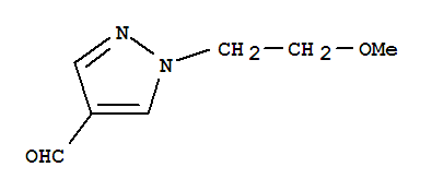 1-(2-甲氧基乙基)-1H-吡唑-4-甲醛結(jié)構(gòu)式_304693-70-7結(jié)構(gòu)式