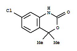 (9ci)-7-氯-1,4-二氫-4,4-二甲基-2H-3,1-苯并噁嗪-2-酮結(jié)構(gòu)式_305800-01-5結(jié)構(gòu)式