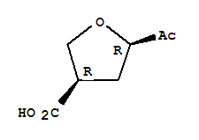 (3r,5r)-rel-(9ci)-5-乙酰基四氫-3-呋喃羧酸結(jié)構(gòu)式_310882-42-9結(jié)構(gòu)式