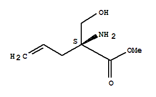 (2s)-(9ci)-2-氨基-2-(羥基甲基)-4-戊酸甲酯結(jié)構(gòu)式_311345-45-6結(jié)構(gòu)式