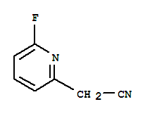 2-(6-氟吡啶-2-基)乙腈結(jié)構(gòu)式_312325-71-6結(jié)構(gòu)式