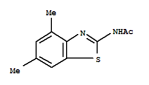 (9ci)-n-(4,6-二甲基-2-苯并噻唑)-乙酰胺結(jié)構(gòu)式_313262-36-1結(jié)構(gòu)式
