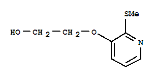 (9ci)-2-[[2-(甲基硫代)-3-吡啶]氧基]-乙醇結(jié)構(gòu)式_313657-88-4結(jié)構(gòu)式