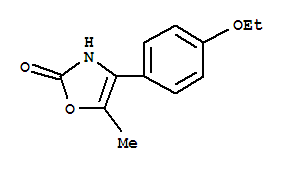 (9ci)-4-(4-乙氧基苯基)-5-甲基-2(3H)-噁唑酮結(jié)構(gòu)式_313684-12-7結(jié)構(gòu)式