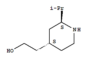 (2r,4r)-rel-(9ci)-2-(1-甲基乙基)-4-哌啶乙醇結(jié)構(gòu)式_313950-53-7結(jié)構(gòu)式