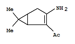 (9ci)-1-(3-氨基-6,6-二甲基雙環(huán)[3.1.0]-2-己烯-2-基)-乙酮結(jié)構(gòu)式_313956-40-0結(jié)構(gòu)式