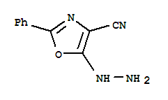 (9ci)-5-肼基-2-苯基-4-噁唑甲腈結構式_314748-14-6結構式