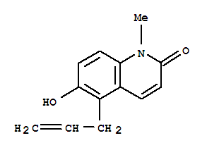 (9ci)-6-羥基-1-甲基-5-(2-丙烯基)-2(1H)-喹啉酮結(jié)構(gòu)式_314770-67-7結(jié)構(gòu)式