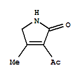 (9ci)-3-乙酰基-1,5-二氫-4-甲基-2H-吡咯-2-酮結構式_31615-76-6結構式