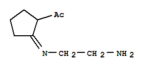(9ci)-1-[2-[(2-氨基乙基)亞氨基]環(huán)戊基]-乙酮結構式_316820-60-7結構式