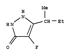 (9Ci)-4-氟-1,2-二氫-5-(1-甲基丙基)-3H-吡唑-3-酮結(jié)構(gòu)式_319459-72-8結(jié)構(gòu)式