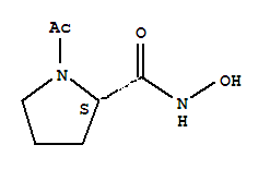 (s)-(9ci)-1-乙?；?n-羥基-2-吡咯烷羧酰胺結(jié)構(gòu)式_31982-74-8結(jié)構(gòu)式