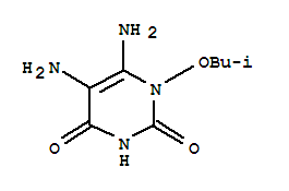 (9Ci)-5,6-二氨基-1-(2-甲基丙氧基)-2,4(1H,3H)-嘧啶二酮結(jié)構(gòu)式_321890-32-8結(jié)構(gòu)式