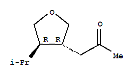 Rel-(9Ci)-1-[(3R,4R)-四氫-4-(1-甲基乙基)-3-呋喃]-2-丙烷酮結(jié)構(gòu)式_321903-49-5結(jié)構(gòu)式