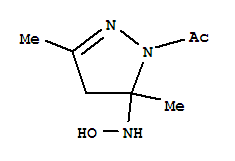 (9Ci)-1-乙?；?4,5-二氫-N-羥基-3,5-二甲基-1H-吡唑-5-胺結(jié)構(gòu)式_325490-37-7結(jié)構(gòu)式
