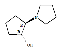 (1R,2r)-2-吡咯烷-1-環(huán)戊醇結構式_32635-39-5結構式