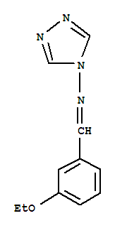 (9Ci)-N-[(3-乙氧基苯基)亞甲基]-4H-1,2,4-噻唑-4-胺結(jié)構(gòu)式_328262-60-8結(jié)構(gòu)式
