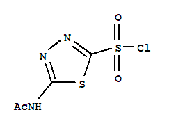 2-(乙酰氨基)-5-(氯磺酰基)-1,3,4-噻二唑結(jié)構(gòu)式_32873-57-7結(jié)構(gòu)式