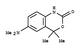 (9Ci)-6-(二甲基氨基)-1,4-二氫-4,4-二甲基-2H-3,1-苯并噁嗪-2-酮結(jié)構(gòu)式_328952-56-3結(jié)構(gòu)式