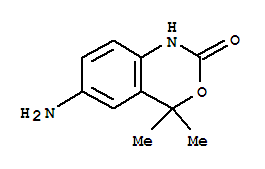 (9Ci)-6-氨基-1,4-二氫-4,4-二甲基-2H-3,1-苯并噁嗪-2-酮結(jié)構(gòu)式_328955-86-8結(jié)構(gòu)式