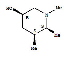 (3R,5S,6S)-Rel-(9Ci)-1,5,6-三甲基-3-羥基哌啶結(jié)構(gòu)式_329717-07-9結(jié)構(gòu)式