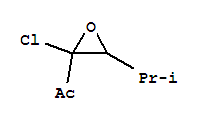 (9ci)-1-[2-氯-3-(1-甲基乙基)環(huán)氧乙烷]-乙酮結(jié)構(gòu)式_32998-71-3結(jié)構(gòu)式