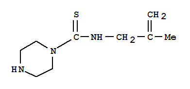 (9Ci)-N-(2-甲基-2-丙烯基)-1-哌嗪硫代甲酰胺結(jié)構(gòu)式_331235-95-1結(jié)構(gòu)式