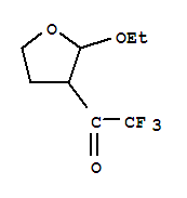 (9Ci)-1-(2-乙氧基四氫-3-呋喃)-2,2,2-三氟-乙酮結(jié)構(gòu)式_333339-73-4結(jié)構(gòu)式