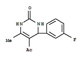 (9Ci)-5-乙?；?4-(3-氟苯基)-3,4-二氫-6-甲基-2(1H)-嘧啶酮結(jié)構(gòu)式_333431-96-2結(jié)構(gòu)式