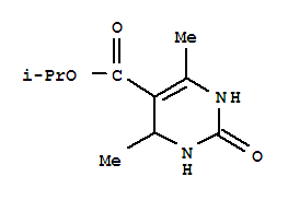 (9Ci)-1,2,3,4-四氫-4,6-二甲基-2-氧代-5-嘧啶羧酸,1-甲基乙酯結(jié)構(gòu)式_333439-11-5結(jié)構(gòu)式