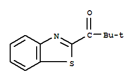 (8Ci,9Ci)-1-(2-苯并噻唑)-2,2-二甲基-1-丙酮結(jié)構(gòu)式_33429-15-1結(jié)構(gòu)式