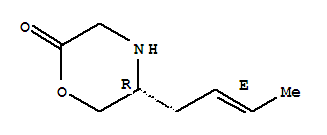 (5R)-(9Ci)-5-(2E)-2-丁烯-嗎啉結(jié)構(gòu)式_334994-41-1結(jié)構(gòu)式