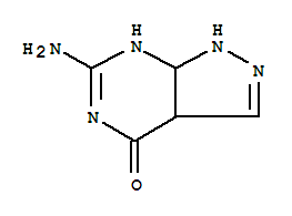 (9Ci)-6-氨基-1,3A,5,7A-四氫-4H-吡唑并[3,4-D]嘧啶-4-酮結(jié)構(gòu)式_337963-42-5結(jié)構(gòu)式